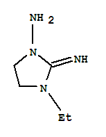 1-Imidazolidinamine,3-ethyl-2-imino-(9ci)Structure,791572-44-6Structure 1-Imidazolidinamine,3-ethyl-2-imino-(9ci) Structure,791572-44-6Structure