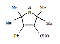 1H-pyrrole-3-carboxaldehyde,2,5-dihydro-2,2,5,5-tetramethyl-4-phenyl-(9ci)Structure,791591-55-4Structure 1H-pyrrole-3-carboxaldehyde,2,5-dihydro-2,2,5,5-tetramethyl-4-phenyl-(9ci) Structure,791591-55-4Structure