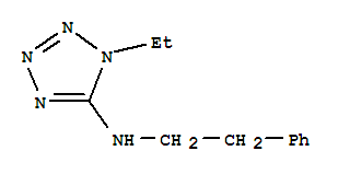 1H-tetrazol-5-amine,1-ethyl-n-(2-phenylethyl)-(9ci)Structure,791616-41-6Structure 1H-tetrazol-5-amine,1-ethyl-n-(2-phenylethyl)-(9ci) Structure,791616-41-6Structure