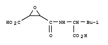 (9ci)-3-[[(1-羧基-3-甲基丁基)氨基]羰基]-環(huán)氧乙烷羧酸結(jié)構(gòu)式_791730-19-3結(jié)構(gòu)式