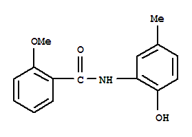 Benzamide, n-(2-hydroxy-5-methylphenyl)-2-methoxy-(9ci)Structure,791841-14-0Structure Benzamide, n-(2-hydroxy-5-methylphenyl)-2-methoxy-(9ci) Structure,791841-14-0Structure