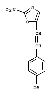 (9ci)-5-[2-(4-甲基苯基)乙烯]-2-硝基-噁唑結構式_791852-87-4結構式