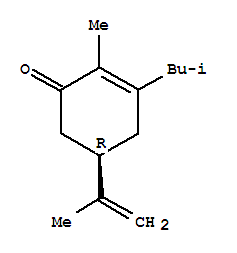 2-Cyclohexen-1-one,2-methyl-5-(1-methylethenyl)-3-(2-methylpropyl)-,(5r)-(9ci)Structure,791854-72-3Structure 2-Cyclohexen-1-one,2-methyl-5-(1-methylethenyl)-3-(2-methylpropyl)-,(5r)-(9ci) Structure,791854-72-3Structure