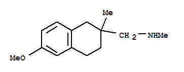 2-Naphthalenemethanamine,1,2,3,4-tetrahydro-6-methoxy-n,2-dimethyl-(9ci)Structure,792153-90-3Structure 2-Naphthalenemethanamine,1,2,3,4-tetrahydro-6-methoxy-n,2-dimethyl-(9ci) Structure,792153-90-3Structure