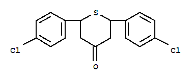 2,6-Bis-(4-chloro-phenyl)-tetrahydro-thiopyran-4-oneStructure,79223-80-6Structure 2,6-Bis-(4-chloro-phenyl)-tetrahydro-thiopyran-4-one Structure,79223-80-6Structure