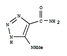1H-1,2,3-triazole-4-carboxamide,5-(methylamino)-(9ci)Structure,79248-05-8Structure 1H-1,2,3-triazole-4-carboxamide,5-(methylamino)-(9ci) Structure,79248-05-8Structure