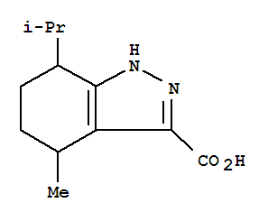 1H-indazole-3-carboxylicacid,4,5,6,7-tetrahydro-4-methyl-7-(1-methylethyl)-(9ci) Structure,792952-01-3Structure