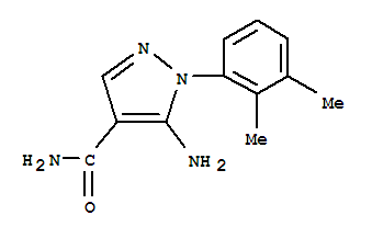 1H-pyrazole-4-carboxamide,5-amino-1-(2,3-dimethylphenyl)-(9ci)Structure,792953-06-1Structure 1H-pyrazole-4-carboxamide,5-amino-1-(2,3-dimethylphenyl)-(9ci) Structure,792953-06-1Structure