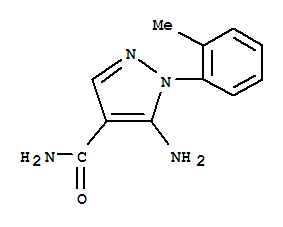 1H-pyrazole-4-carboxamide,5-amino-1-(2-methylphenyl)-(9ci)Structure,792953-11-8Structure 1H-pyrazole-4-carboxamide,5-amino-1-(2-methylphenyl)-(9ci) Structure,792953-11-8Structure
