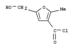 (9ci)-5-(羥基甲基)-2-甲基-3-呋喃羰酰氯結(jié)構(gòu)式_79347-69-6結(jié)構(gòu)式