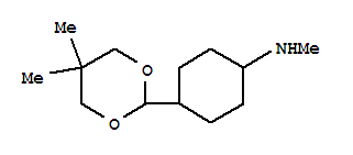 (9ci)-4-(5,5-二甲基-1,3-二噁烷-2-基)-n-甲基-環(huán)己胺結(jié)構(gòu)式_793682-01-6結(jié)構(gòu)式