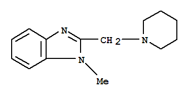 1H-benzimidazole,1-methyl-2-(1-piperidinylmethyl)-(9ci)Structure,794551-95-4Structure 1H-benzimidazole,1-methyl-2-(1-piperidinylmethyl)-(9ci) Structure,794551-95-4Structure