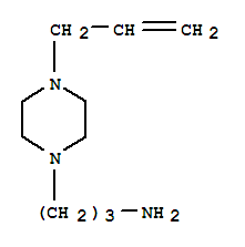 1-Piperazinepropanamine,4-(2-propenyl)-(9ci)Structure,79511-48-1Structure 1-Piperazinepropanamine,4-(2-propenyl)-(9ci) Structure,79511-48-1Structure