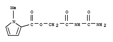 1H-pyrrole-2-carboxylicacid,1-methyl-,2-[(aminocarbonyl)amino]-2-oxoethylester(9ci) Structure,796862-03-8Structure