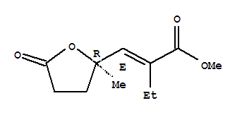 (2e)-(9ci)-2-[[(2r)-四氫-2-甲基-5-氧代-2-呋喃]亞甲基]-丁酸甲酯結(jié)構(gòu)式_796866-50-7結(jié)構(gòu)式