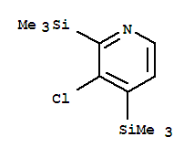 Pyridine, 3-chloro-2,4-bis(trimethylsilyl)-(9ci)Structure,79698-59-2Structure Pyridine, 3-chloro-2,4-bis(trimethylsilyl)-(9ci) Structure,79698-59-2Structure