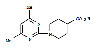 1-(4,6-Dimethyl-2-pyrimidinyl)-4-piperidinecarboxylic acidStructure,797028-97-8Structure 1-(4,6-Dimethyl-2-pyrimidinyl)-4-piperidinecarboxylic acid Structure,797028-97-8Structure