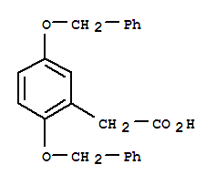 2,5-Dibenzyloxyphenylacetic acidStructure,79755-47-8Structure 2,5-Dibenzyloxyphenylacetic acid Structure,79755-47-8Structure