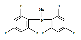 N-甲基二苯胺-D6結(jié)構(gòu)式_79825-74-4結(jié)構(gòu)式