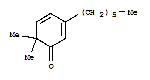 2,4-Cyclohexadien-1-one,3-hexyl-6,6-dimethyl-(9ci)Structure,798553-78-3Structure 2,4-Cyclohexadien-1-one,3-hexyl-6,6-dimethyl-(9ci) Structure,798553-78-3Structure
