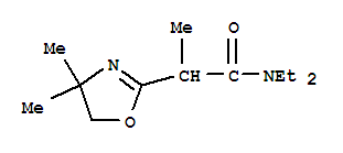 (9ci)-N,N-二乙基-4,5-二氫-alpha,4,4-三甲基-2-噁唑乙酰胺結(jié)構(gòu)式_798562-04-6結(jié)構(gòu)式