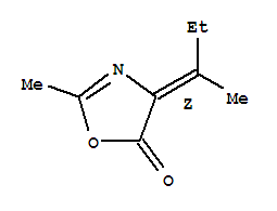5(4H)-oxazolone,2-methyl-4-(1-methylpropylidene)-,(z)-(9ci)Structure,79893-08-6Structure 5(4H)-oxazolone,2-methyl-4-(1-methylpropylidene)-,(z)-(9ci) Structure,79893-08-6Structure