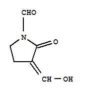 (9ci)-3-(羥基亞甲基)-2-氧代-1-吡咯烷羧醛結(jié)構(gòu)式_79961-90-3結(jié)構(gòu)式