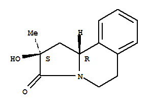 (2R,10bS)-rel-(9CI)-1,5,6,10b-四氫-2-羥基-2-甲基吡咯并[2,1-a]異喹啉-3(2H)-酮結(jié)構(gòu)式_800374-51-0結(jié)構(gòu)式