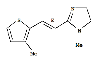 2-Imidazoline,1-methyl-2-[2-(3-methyl-2-thienyl)vinyl]-,(e)-(8ci) Structure,801195-70-0Structure