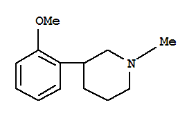 Piperidine, 3-(o-methoxyphenyl)-1-methyl-(8ci)Structure,802292-30-4Structure Piperidine, 3-(o-methoxyphenyl)-1-methyl-(8ci) Structure,802292-30-4Structure