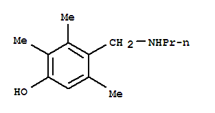 (8ci)-2,3,5-三甲基-4-[(丙基氨基)甲基]-苯酚結構式_803629-48-3結構式