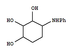 1,2,3-Cyclohexanetriol, 4-(phenylamino)-(9ci)Structure,803633-37-6Structure 1,2,3-Cyclohexanetriol, 4-(phenylamino)-(9ci) Structure,803633-37-6Structure