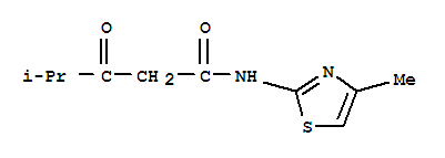 (9ci)-4-甲基-n-(4-甲基-2-噻唑)-3-氧代-戊酰胺結(jié)構(gòu)式_803724-69-8結(jié)構(gòu)式