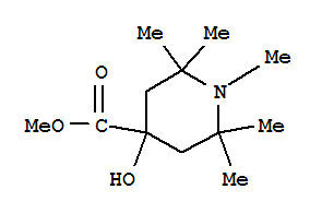 (9ci)-4-羥基-1,2,2,6,6-五甲基-4-哌啶羧酸甲酯結構式_804431-48-9結構式