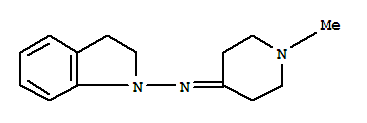 1H-indol-1-amine,2,3-dihydro-n-(1-methyl-4-piperidinylidene)-(9ci) Structure,804445-12-3Structure
