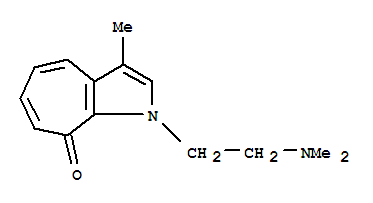 (9ci)-1-[2-(二甲基氨基)乙基]-3-甲基-環(huán)庚并[b]吡咯-8(1h)-酮結(jié)構(gòu)式_805185-61-9結(jié)構(gòu)式