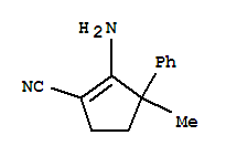 1-Cyclopentene-1-carbonitrile,2-amino-3-methyl-3-phenyl-(9ci)Structure,805246-73-5Structure 1-Cyclopentene-1-carbonitrile,2-amino-3-methyl-3-phenyl-(9ci) Structure,805246-73-5Structure
