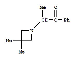 (9ci)-2-(3,3-二甲基-1-氮雜啶)-1-苯基-1-丙酮結(jié)構(gòu)式_805945-20-4結(jié)構(gòu)式