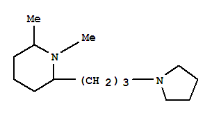 (9ci)-1,2-二甲基-6-[3-(1-吡咯烷)丙基]-哌啶結(jié)構(gòu)式_805957-73-7結(jié)構(gòu)式