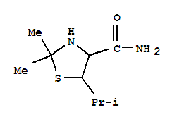 4-Thiazolidinecarboxamide,2,2-dimethyl-5-(1-methylethyl)-(9ci)Structure,805985-76-6Structure 4-Thiazolidinecarboxamide,2,2-dimethyl-5-(1-methylethyl)-(9ci) Structure,805985-76-6Structure