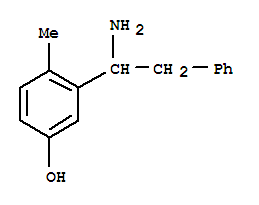 Phenol, 3-(1-amino-2-phenylethyl)-4-methyl-(9ci)Structure,806603-61-2Structure Phenol, 3-(1-amino-2-phenylethyl)-4-methyl-(9ci) Structure,806603-61-2Structure