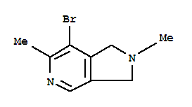 1H-pyrrolo[3,4-c]pyridine,7-bromo-2,3-dihydro-2,6-dimethyl-(9ci) Structure,806616-87-5Structure