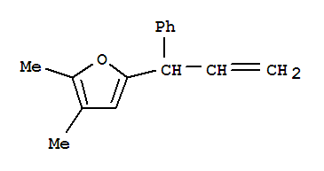 (9ci)-2,3-二甲基-5-(1-苯基-2-丙烯基)-呋喃結構式_807370-60-1結構式