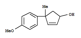 2-Cyclopenten-1-ol,4-(4-methoxyphenyl)-4-methyl-(9ci)Structure,807377-39-5Structure 2-Cyclopenten-1-ol,4-(4-methoxyphenyl)-4-methyl-(9ci) Structure,807377-39-5Structure