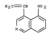 Isoquinoline, 4-ethenyl-5-nitro-(9ci)Structure,808125-51-1Structure Isoquinoline, 4-ethenyl-5-nitro-(9ci) Structure,808125-51-1Structure