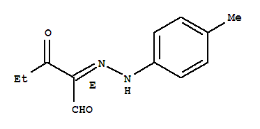 (2e)-(9ci)-2-[(4-甲基苯基)亞肼基]-3-氧代戊醛結(jié)構(gòu)式_810672-44-7結(jié)構(gòu)式