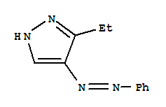 1H-pyrazole,3-ethyl-4-(phenylazo)-(9ci)Structure,810672-63-0Structure 1H-pyrazole,3-ethyl-4-(phenylazo)-(9ci) Structure,810672-63-0Structure