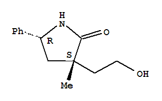2-Pyrrolidinone,3-(2-hydroxyethyl)-3-methyl-5-phenyl-,(3r,5s)-rel-(9ci)Structure,811445-83-7Structure 2-Pyrrolidinone,3-(2-hydroxyethyl)-3-methyl-5-phenyl-,(3r,5s)-rel-(9ci) Structure,811445-83-7Structure