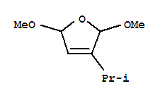 (9ci)-2,5-二氫-2,5-二甲氧基-3-(1-甲基乙基)-呋喃結(jié)構(gòu)式_811861-02-6結(jié)構(gòu)式