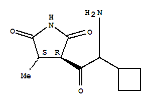 2,5-Pyrrolidinedione, 3-(aminocyclobutylacetyl)-4-methyl-, (3r,4s)-(9ci)Structure,812630-88-9Structure 2,5-Pyrrolidinedione, 3-(aminocyclobutylacetyl)-4-methyl-, (3r,4s)-(9ci) Structure,812630-88-9Structure